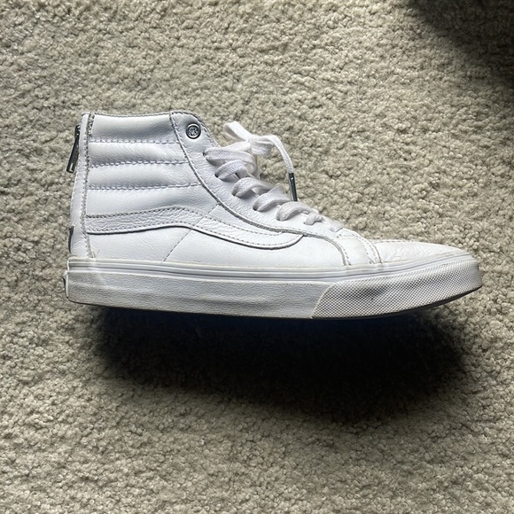 White leather vans used but in good shape with no stains - Picture 4 of 5